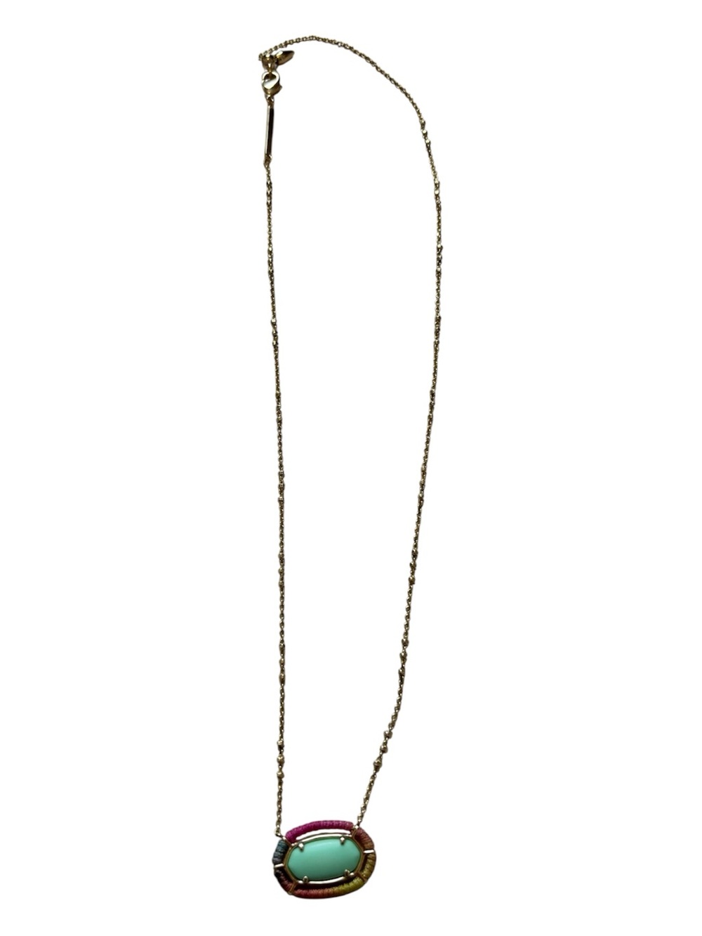 Kendra Scott Eliza Necklace with Turquoise Colored Stone